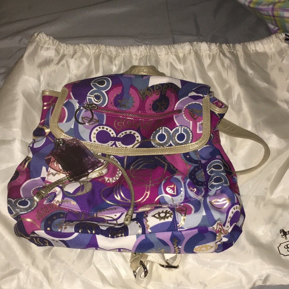 RARE COACH POPPY BACK PACK